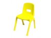 Krzesełko plastikowe 31 w kolorze żółtym